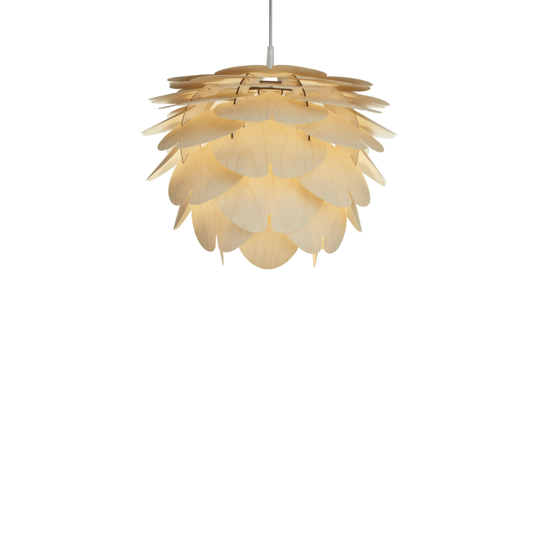 Aiko Natural | original wooden lamp with organic shape light birch color 