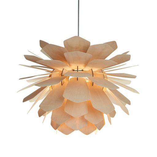 Pine cone pendant light La Pigne. 