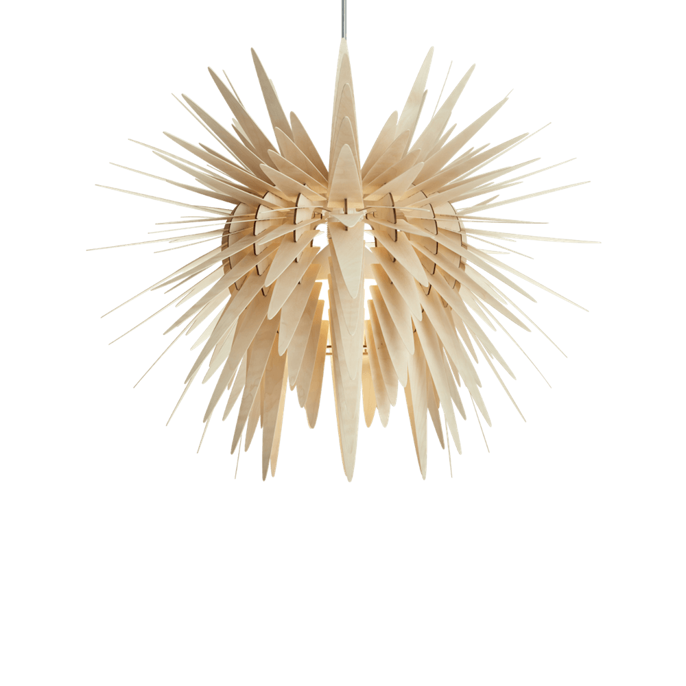 designer wooden lamp with modern twist | Teazzle Natural